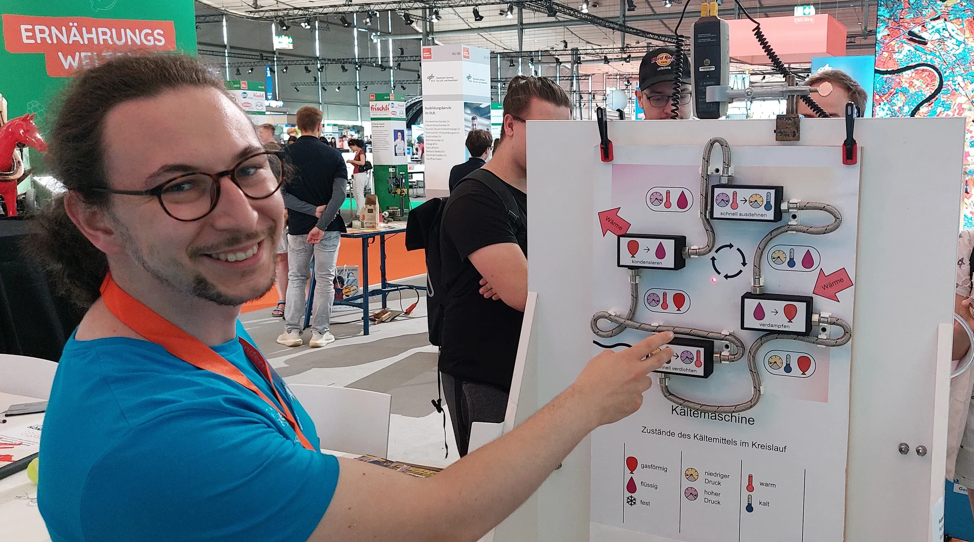 Die Kältemaschine auf der IdeenExpo