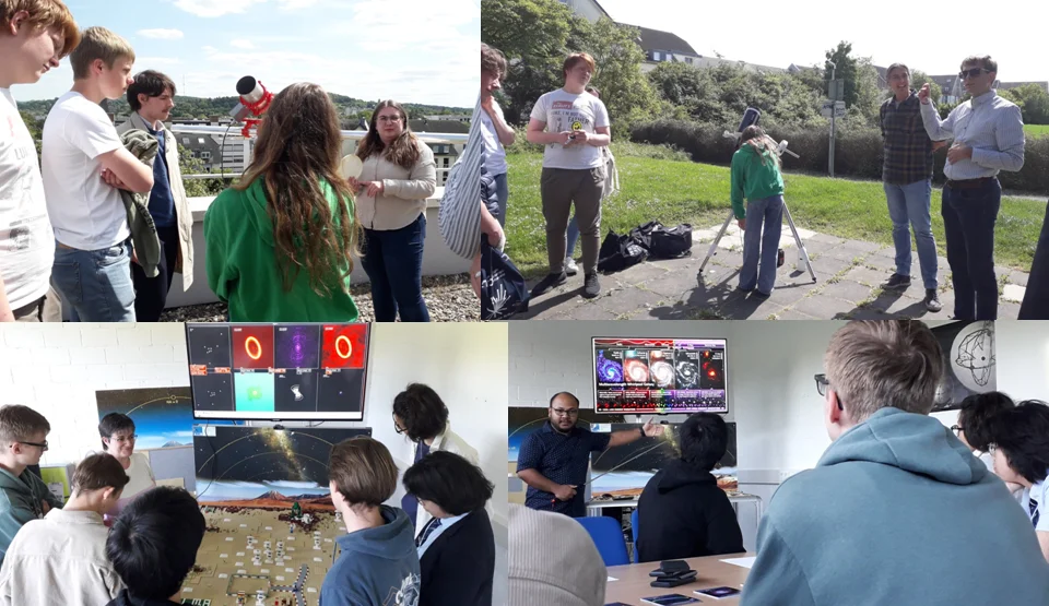 Kollage Radioastronomie-'Workshop